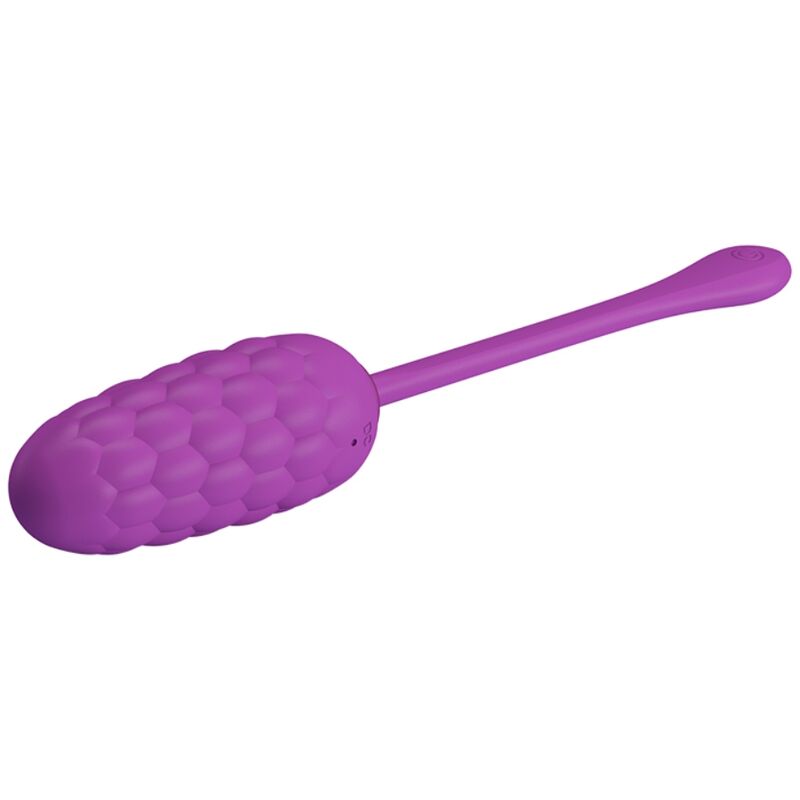 Pretty love - huevo vibrador con textura marina recargable