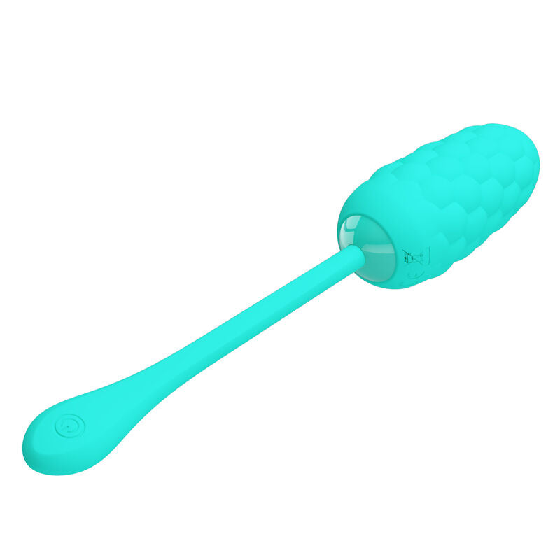 Pretty love - huevo vibrador con textura marina recargable