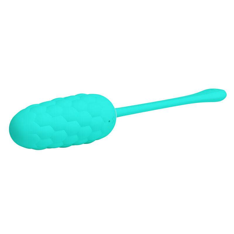 Pretty love - huevo vibrador con textura marina recargable