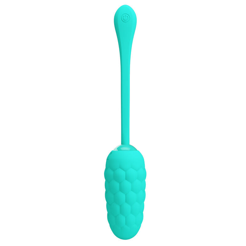 Pretty love - huevo vibrador con textura marina recargable