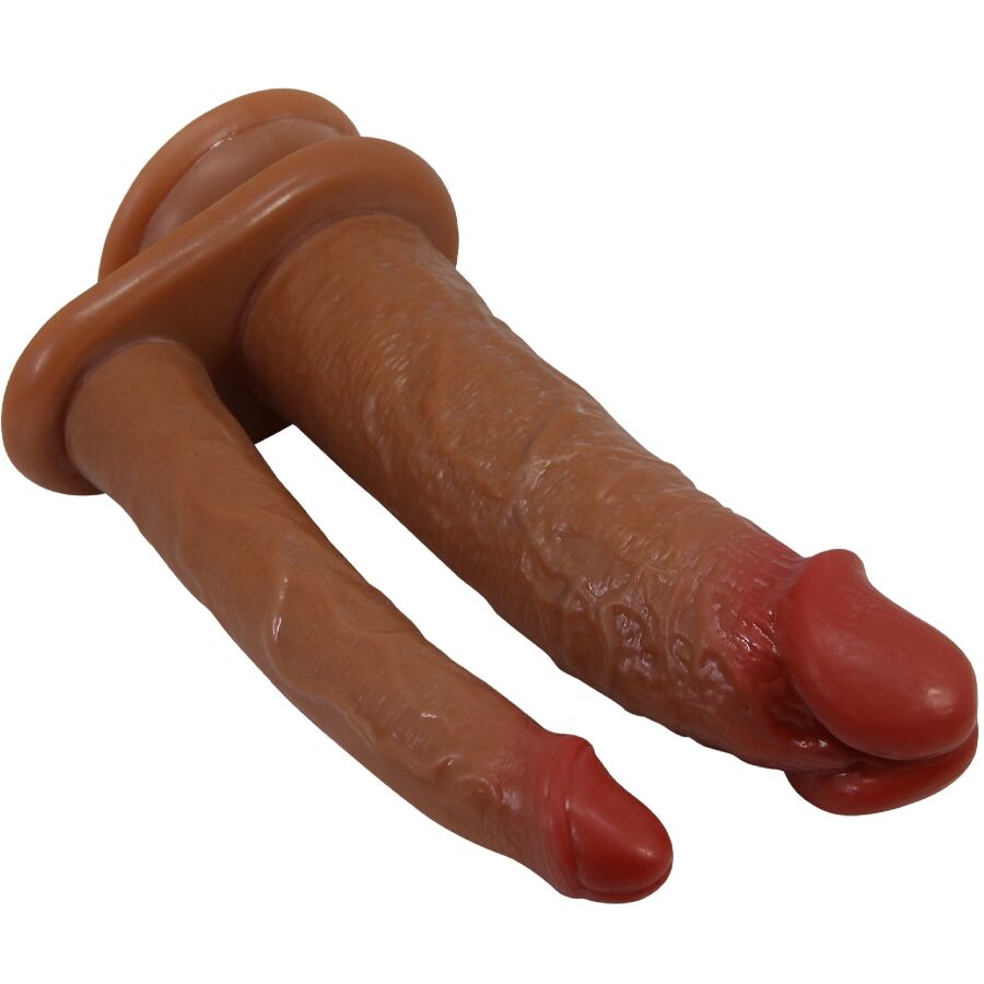 Pretty love - hulbert doble dildo realístico con vibración