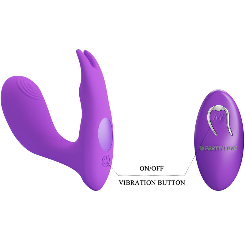 Pretty love - idabelle vibration & pulsation control remoto