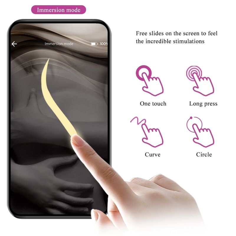 Pretty love - jayleen vibrador app control remoto lila
