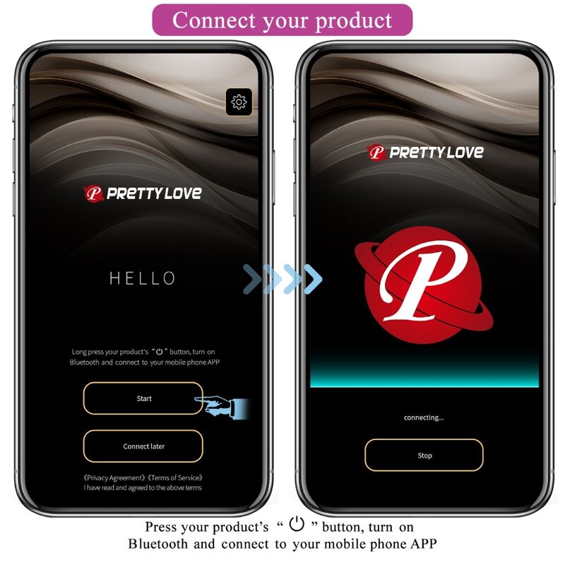 Pretty love - jayleen vibrador app control remoto lila