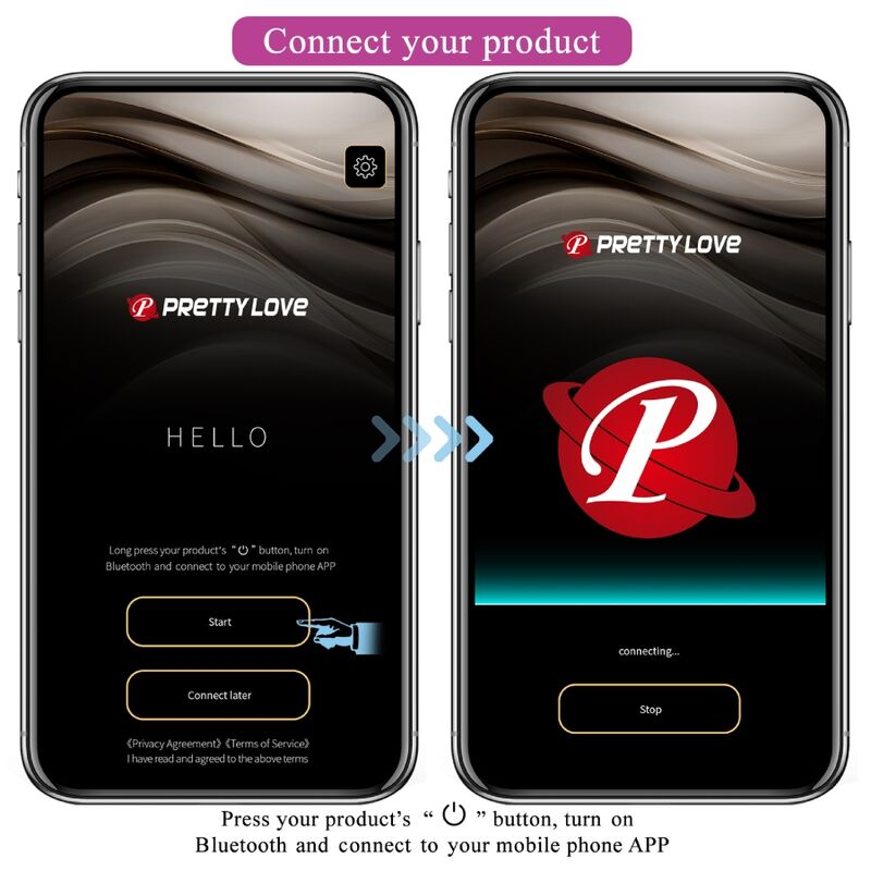 Pretty love - jefferson plug anal controlado por app lila