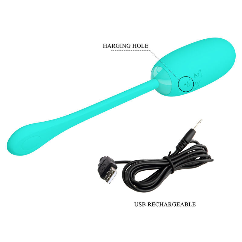Pretty love - julius huevo vibrador impermeble & recargable