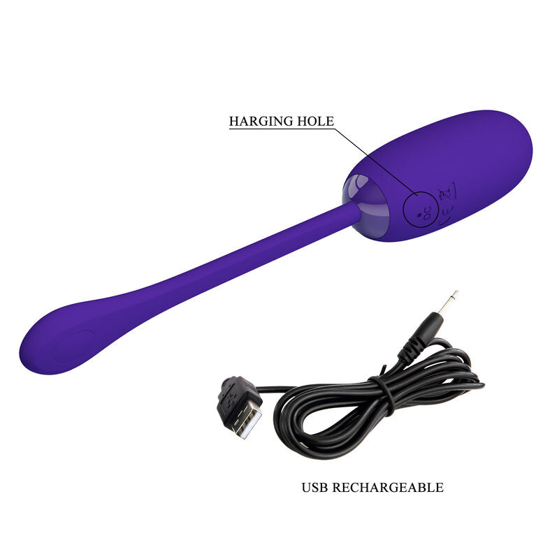 Pretty love - julius huevo vibrador impermeble & recargable
