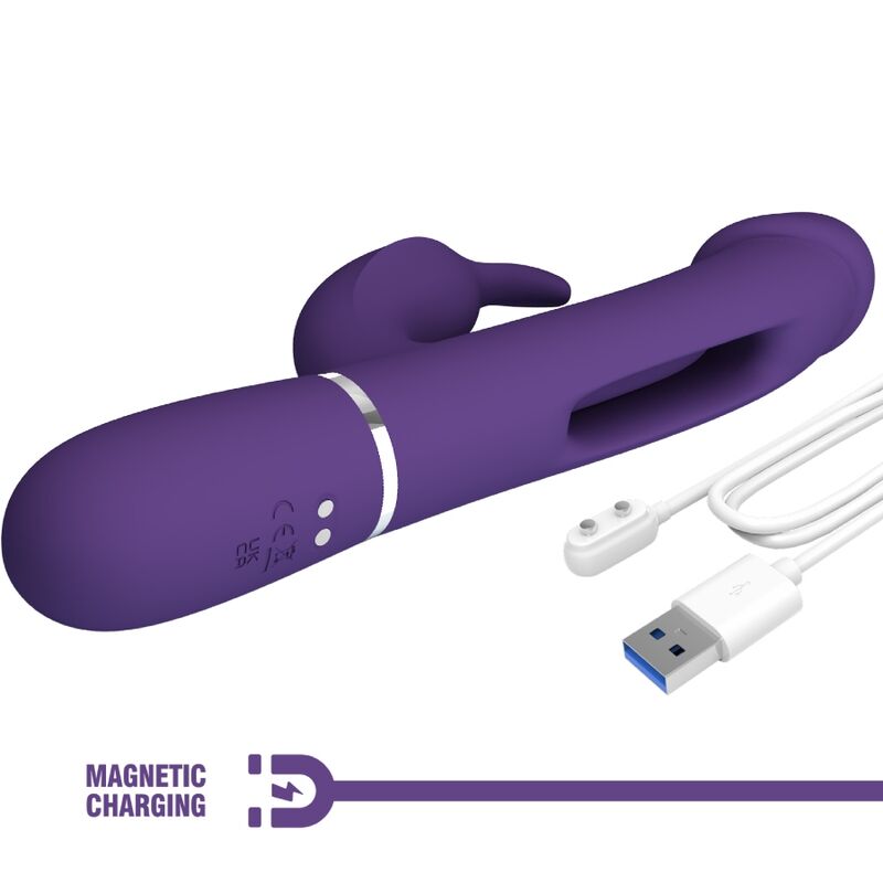 Pretty love - kampas vibrador rabbit 3 en 1 multifunción