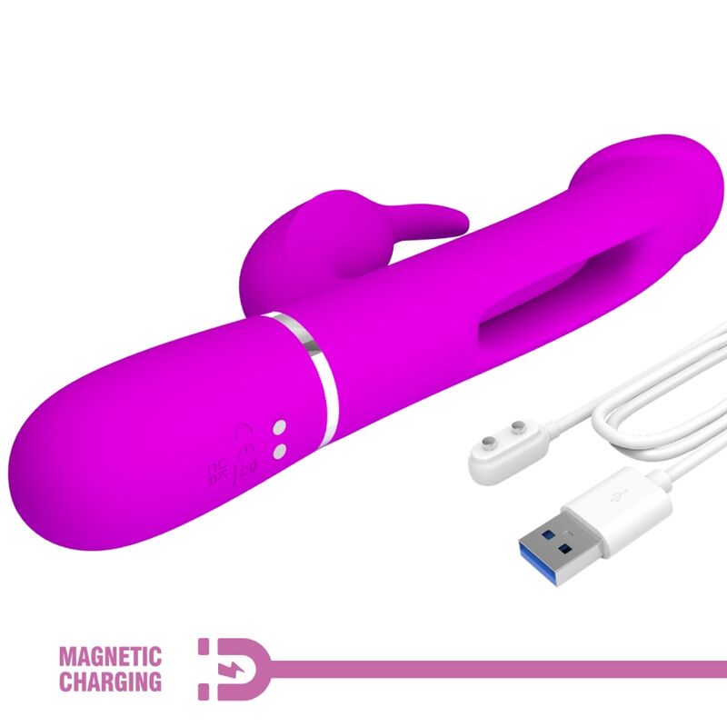 Pretty love - kampas vibrador rabbit 3 en 1 multifunción