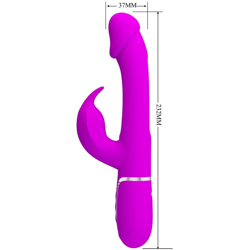 Pretty love - kampas vibrador rabbit 3 en 1 multifunción