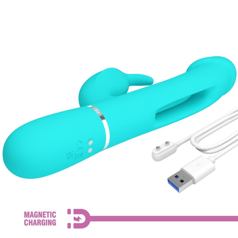 Pretty love - kampas vibrador rabbit 3 en 1 multifunción