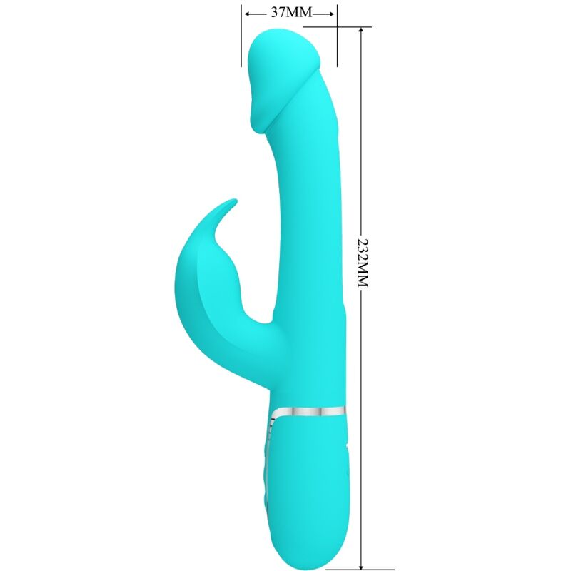 Pretty love - kampas vibrador rabbit 3 en 1 multifunción