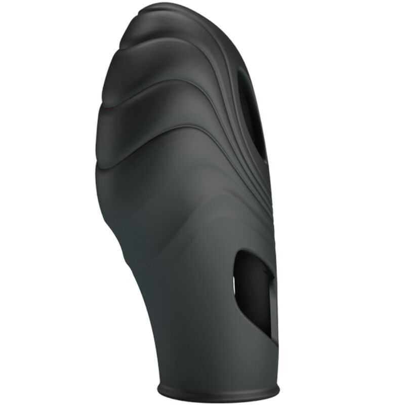 Pretty love - lich vibrador de dedo silicona negro