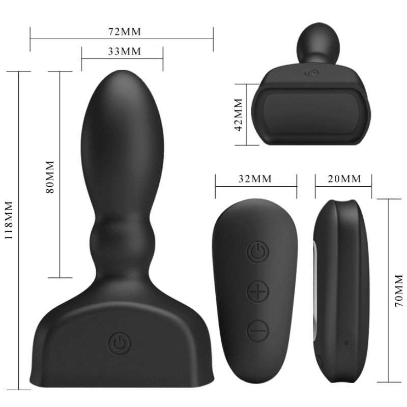 Pretty love - marriel prostático vibrador e inflable