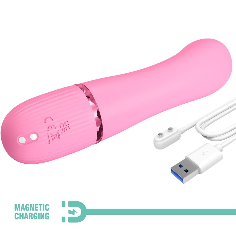 Pretty love - marski vibrador rabbit & punto g rosa