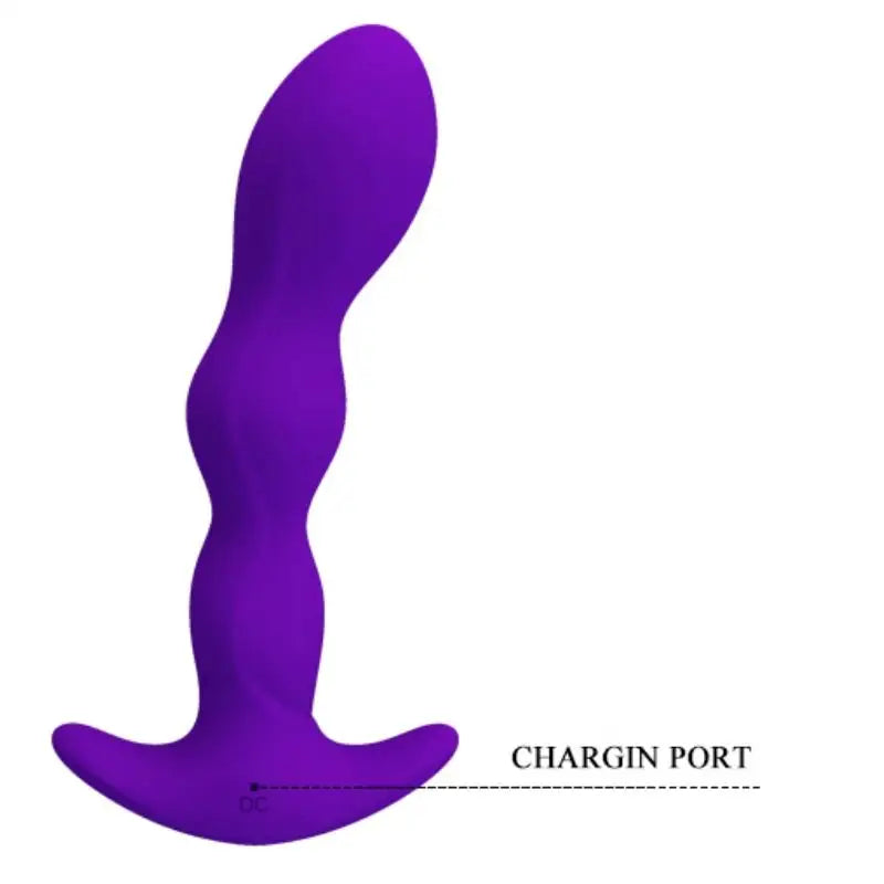 Pretty love - masajeador anal 12 modos vibración lila