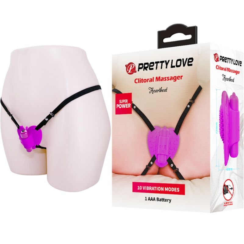 Pretty love - masajeador de clítoris heartbeat 10 modos
