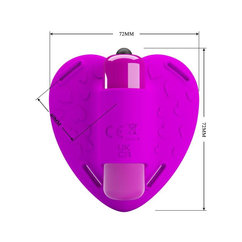 Pretty love - masajeador de clítoris heartbeat 10 modos