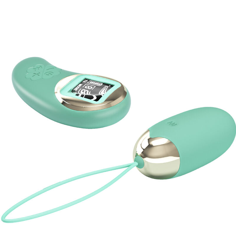 Pretty love - mina huevo vibrador control remoto verde