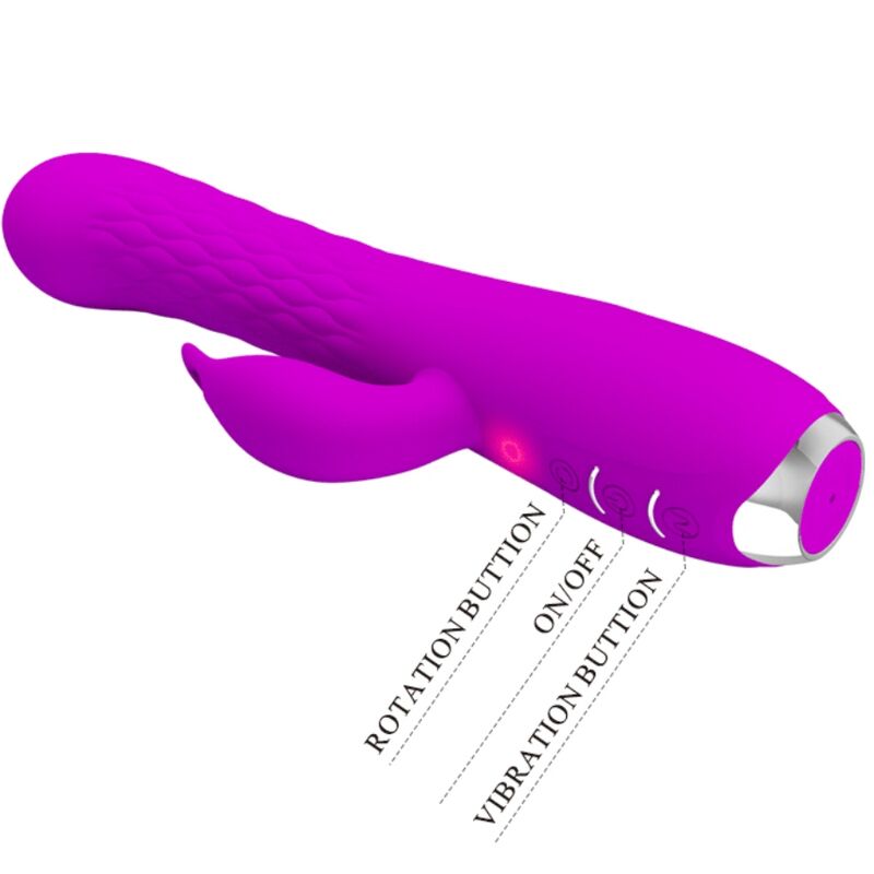 Pretty love - molly vibrador con rotacion recargable