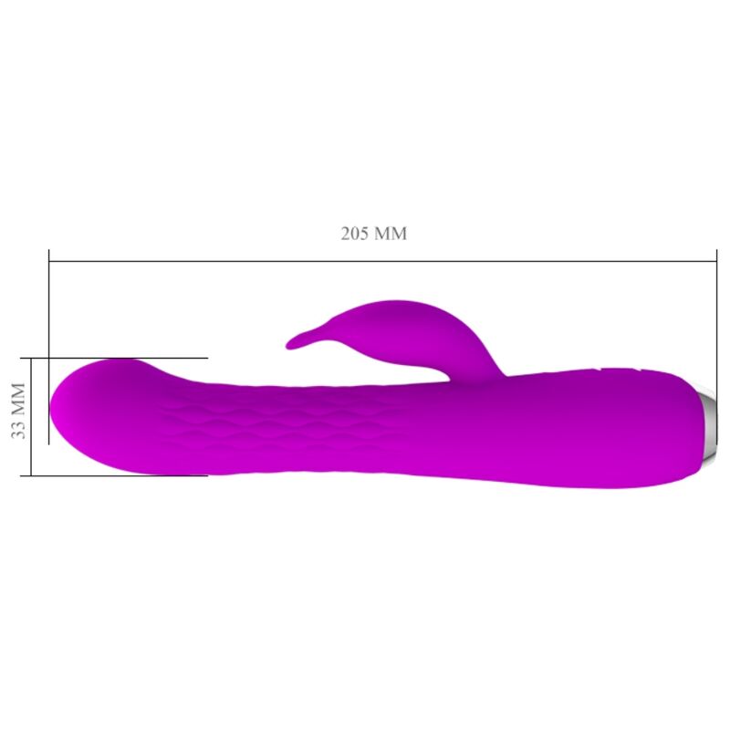 Pretty love - molly vibrador con rotacion recargable