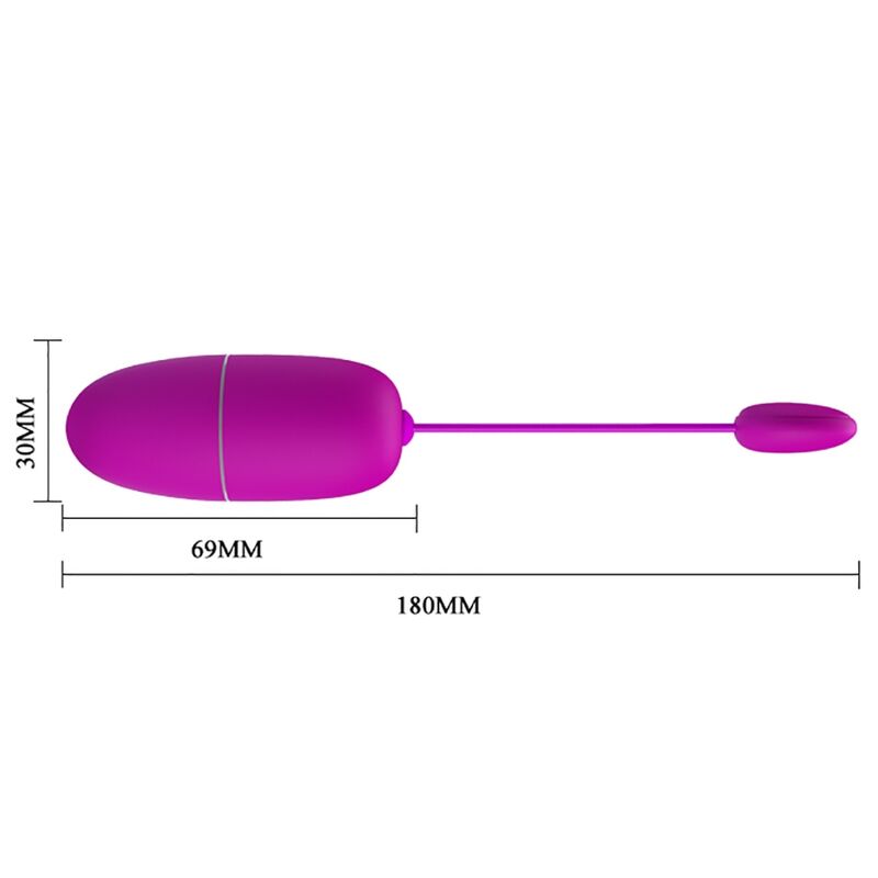 Pretty love - nymph huevo vibrador controlado por app