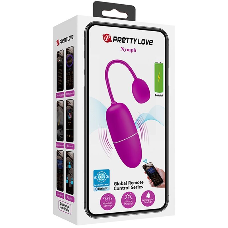 Pretty love - nymph huevo vibrador controlado por app