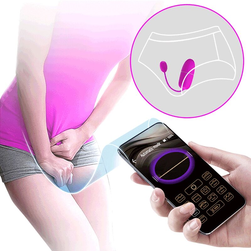 Pretty love - nymph huevo vibrador controlado por app