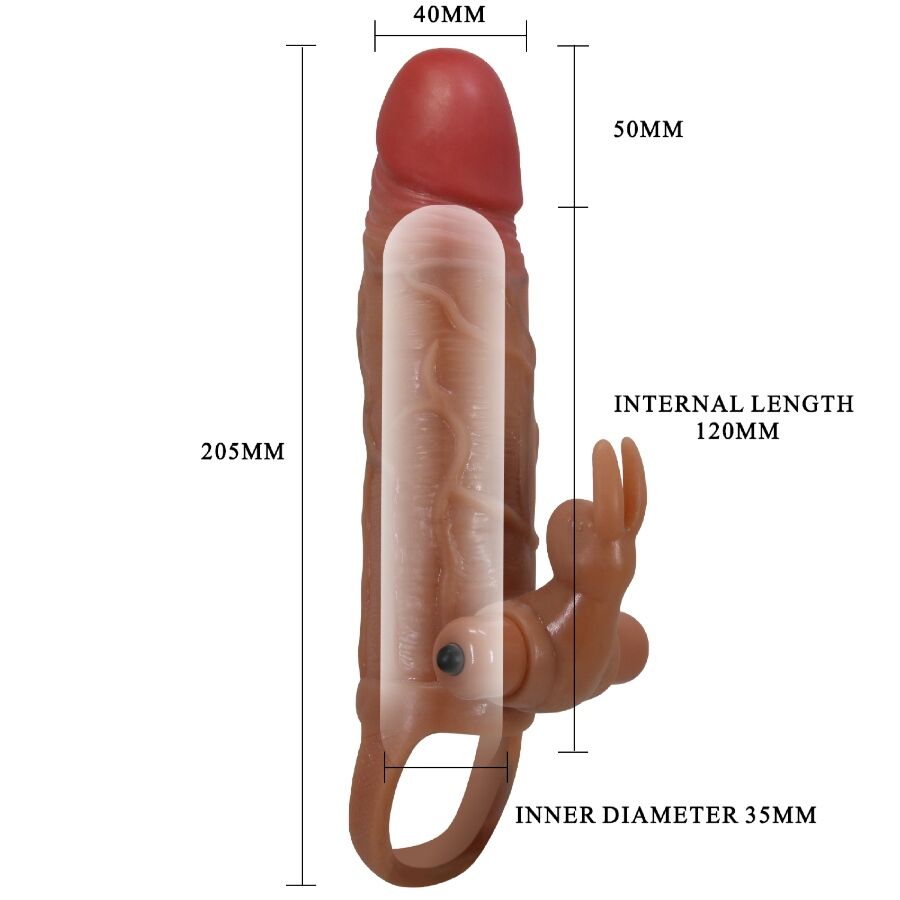 Pretty love - osmar funda para pene + estimulador