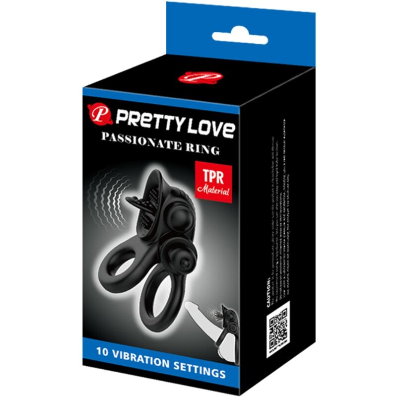 Pretty love - passionate ring doble anillo vibrador
