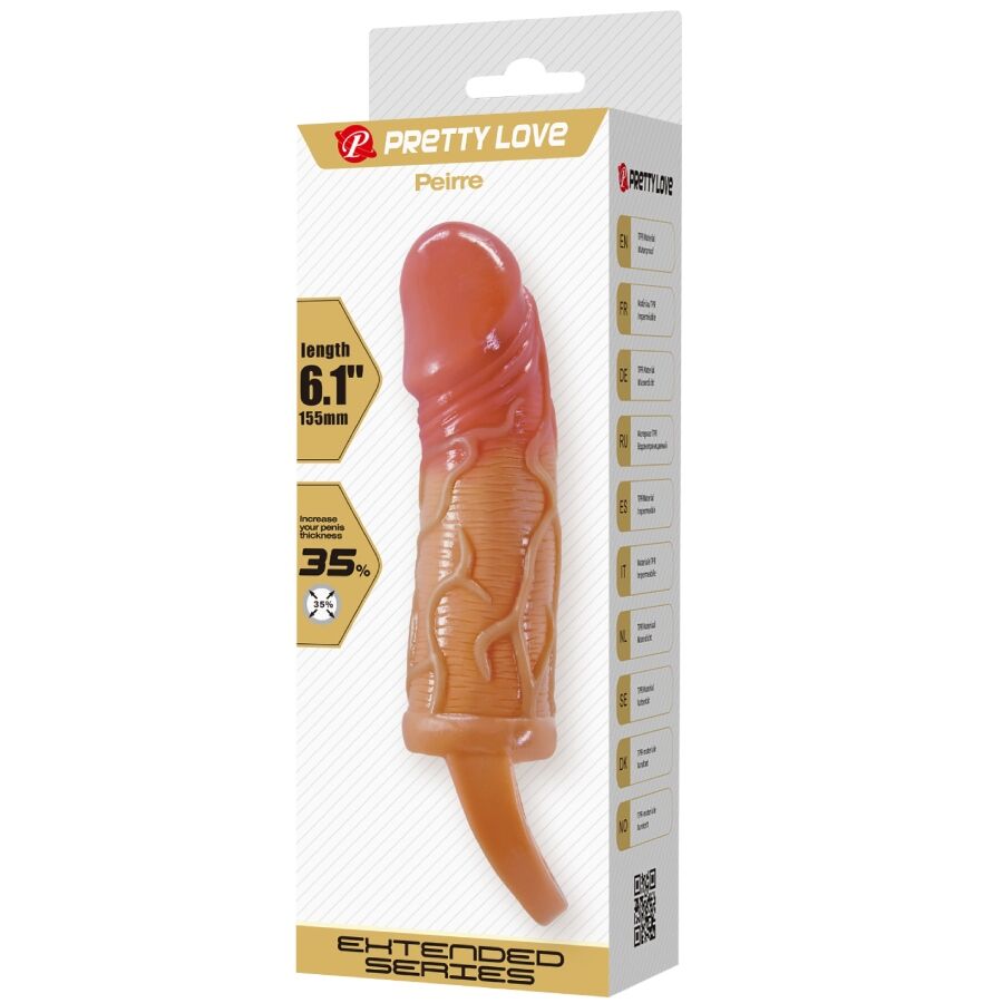 Pretty love - peirre funda para pene de 10 cm