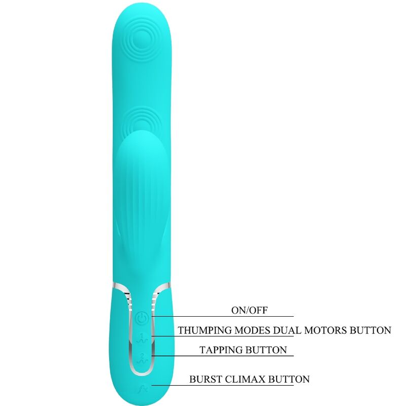 Pretty love - perlita vibrador punto g 3 en 1 multifunción