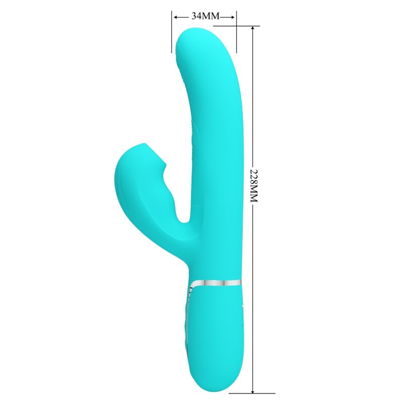 Pretty love - perlita vibrador punto g 3 en 1 multifunción