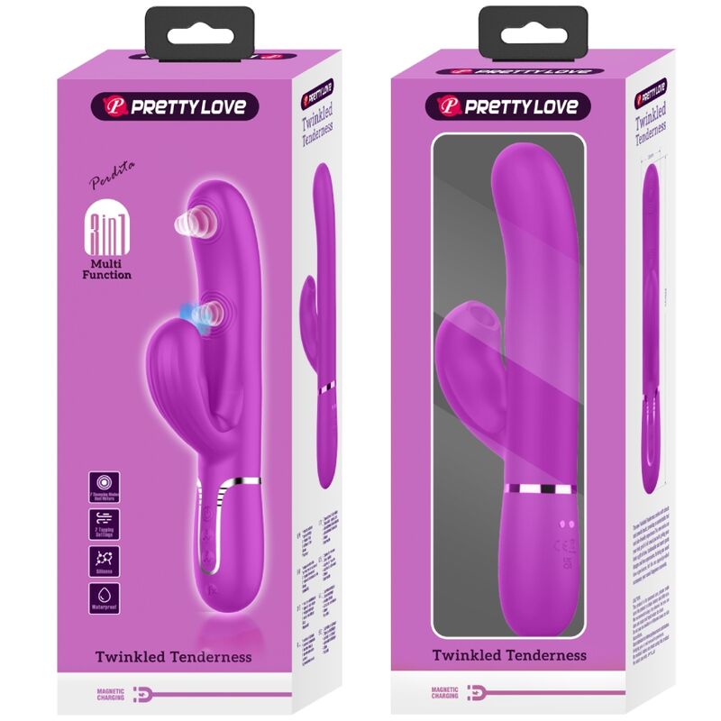 Pretty love - perlita vibrador punto g 3 en 1 multifunción