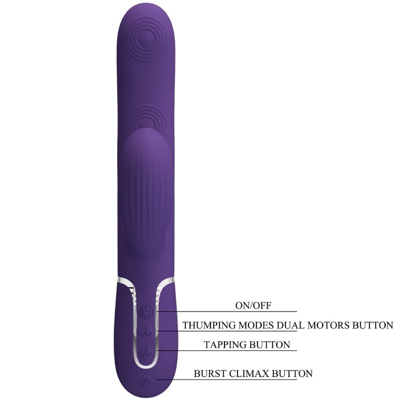 Pretty love - perlita vibrador punto g 3 en 1 multifunción
