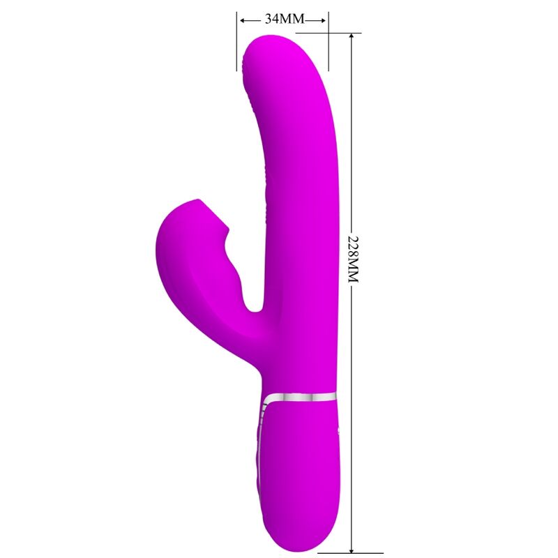 Pretty love - perlita vibrador punto g 3 en 1 multifunción