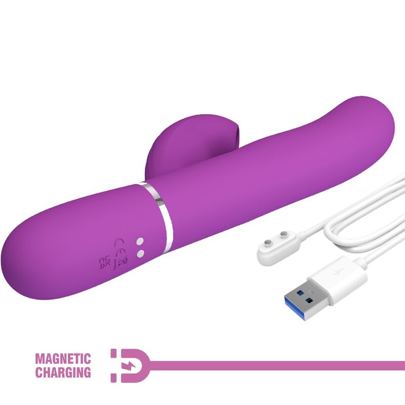 Pretty love - perlita vibrador rabbit multifunción 3 en 1