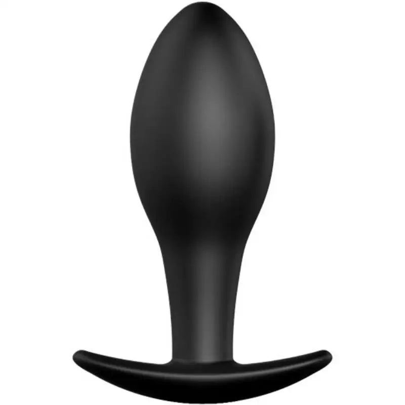 Pretty love - plug anal silicona ancla 8.5 cm negro