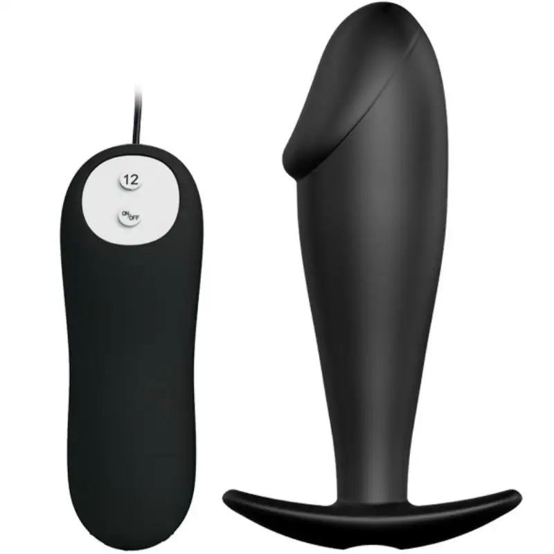Pretty love - plug anal silicona forma pene y 12 modos