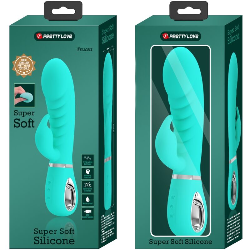 Pretty love - prescott vibrador punto g multifunción verde