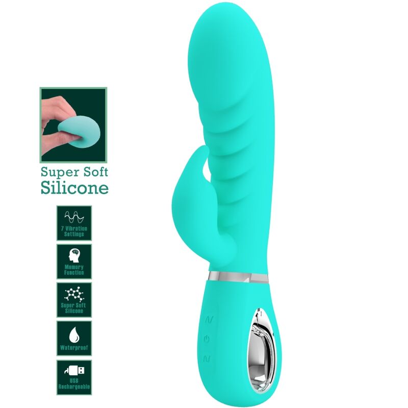 Pretty love - prescott vibrador punto g multifunción verde