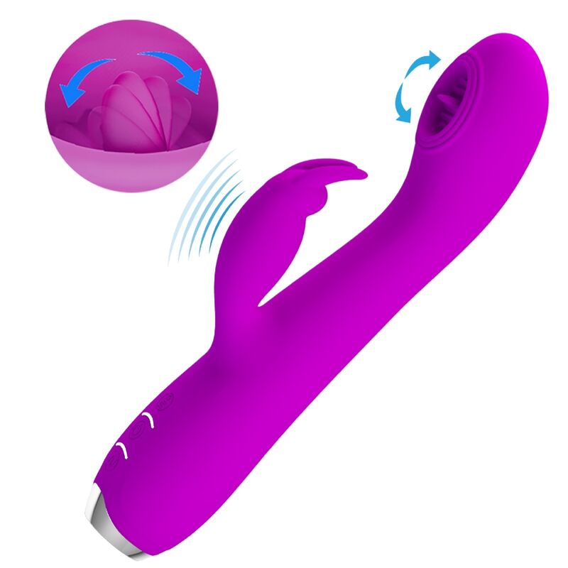 Pretty love - rachel vibrador recargable con succionador