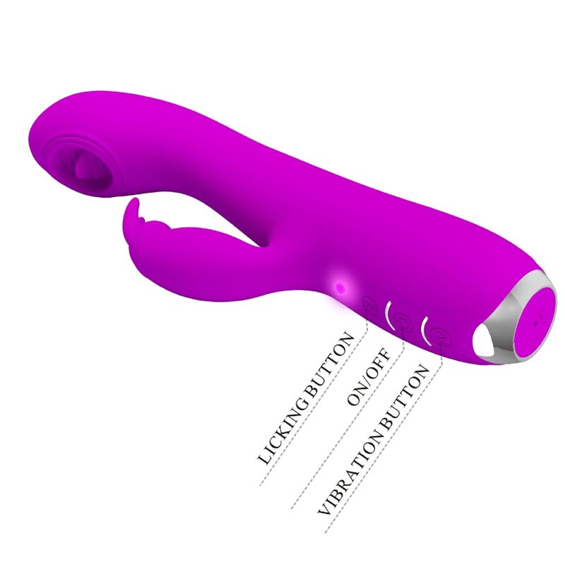 Pretty love - rachel vibrador recargable con succionador