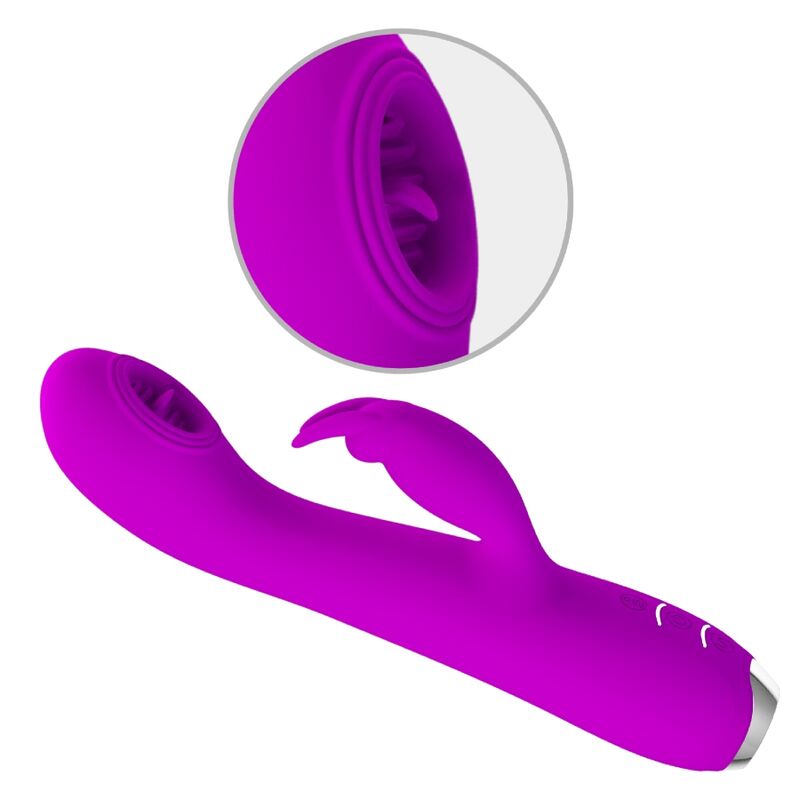 Pretty love - rachel vibrador recargable con succionador