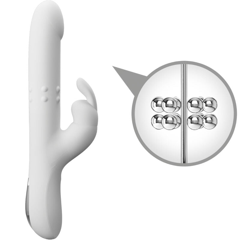 Pretty love - reese vibrador con rotación plateado