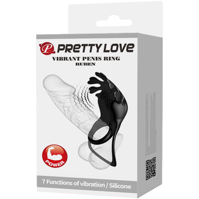 Pretty love - ruben anillo vibrador 7 vibraciones silicona