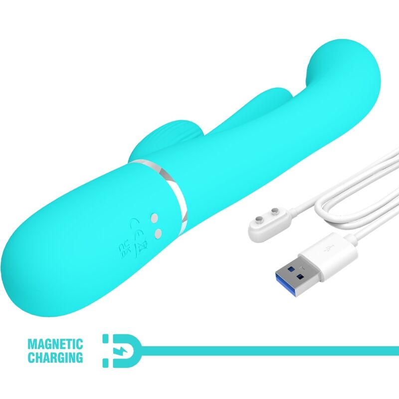 Pretty love - shania triple vibrador rabbit multifunción 3