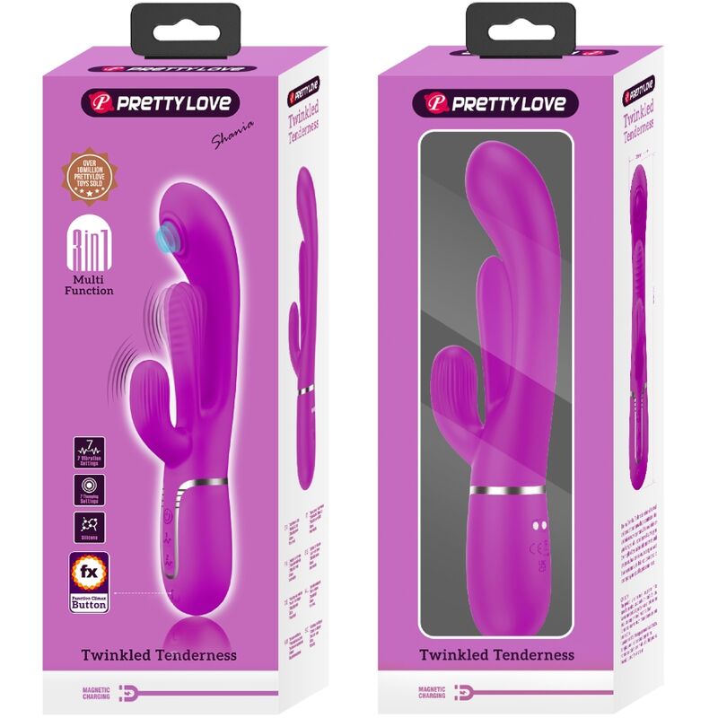 Pretty love - shania triple vibrador rabbit multifunción