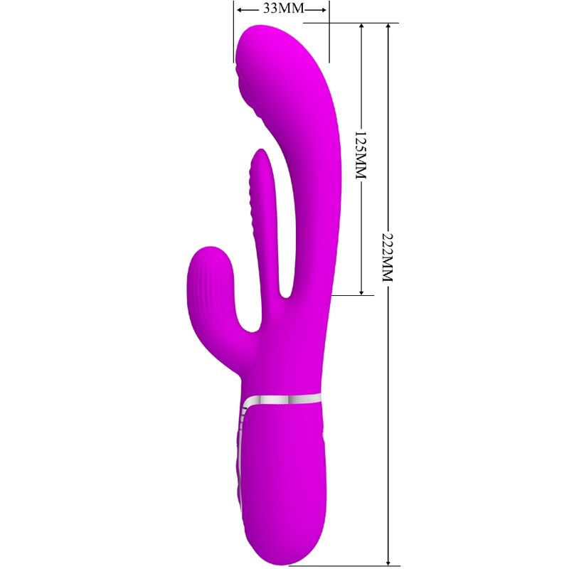 Pretty love - shania triple vibrador rabbit multifunción