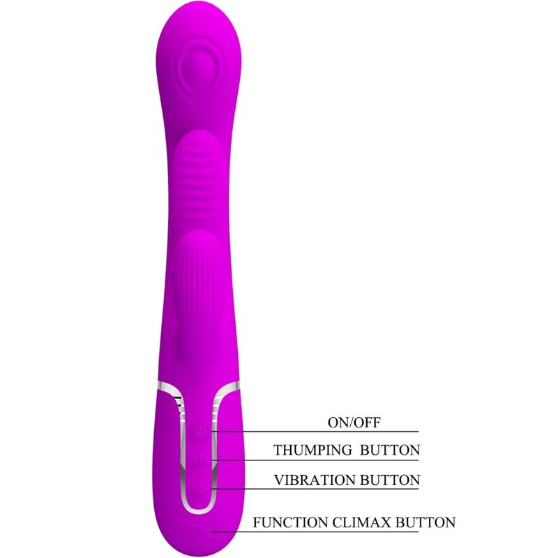 Pretty love - shania triple vibrador rabbit multifunción